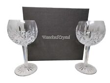 Pair Of Waterford Crystal Lismore Balloon Wine Glasses Original Packaging picture