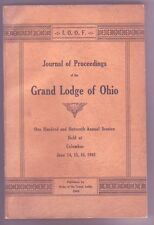I.O.O.F Journal of Proceedings of the Grand Lodge of Ohio 1948, Odd Fellows picture