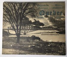 c.1947 Quebec Canada Scenic Calendar Vintage Bridge Landmarks picture