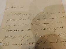 449 Civil War COUNT De PARIS Letter to Union Army Comrade 140th New York 1878 picture