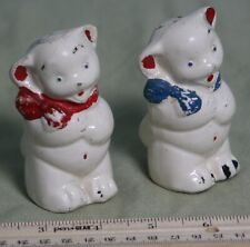 Vintage 1930's bears w bows s/p shakers--ceramic picture