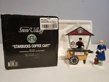 Department 56 Starbucks Coffee Cart 54870 2 Piece Set picture