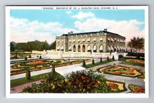 Newport RI-Rhode Island Miramir Rice Residence & Gardens  Vintage Postcard picture