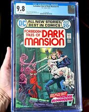 Forbidden Tales Of Dark mansion #6 CGC 9.8 DC Bronze Horror picture