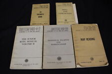 Lot of 5 Vintage ROTC Training Manuals 1952/1956/1958, Dept. of the Army picture