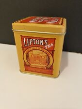 Vintage Lipton’s Tea Tin Planter Ceylon Bristolware 1990s picture