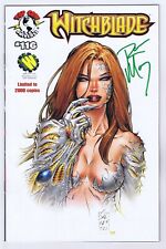 Witchblade #116 Wizard World Variant VF/NM Signed w/COA Ron Marz 2008 Top Cow picture