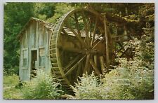 The Old Mill Southern Mountains Water Mill Vintage Postcard picture