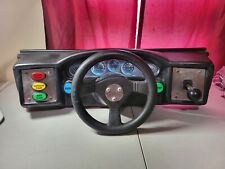 California Speed arcade Wheel with Lights + shifter mechanisms Untested Good Con picture
