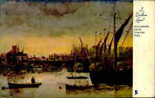 Postcard: Su Dickens Land ROCHESTER FROM STROOD PIER. picture