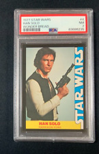1977 Wonder Bread Star Wars Card #4 Han Solo Graded PSA 7 NM picture