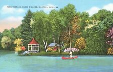 Fern Terrace Chain O'lakes Waupaca Wisconsin UNP Postcard picture