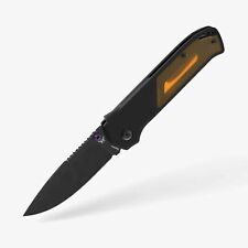 Flytanium Arcade Folding Knife Void Black Alum Handle S35VN Plain Black FLY-1252 picture