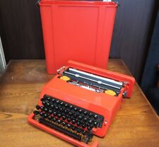 Olivetti Valentine Red Typewriter Vintage from japan Excellent F/S picture