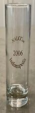 Jewel Tea Autumn Leaf NALCC Glass Cylinder Bud Vase 2006 Indianapolis Convention picture