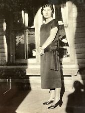 N7 Photograph Pretty Lovely Woman Posing In Sunlight Shadows Artistic 1920's picture