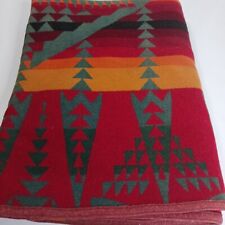 Pendleton Double Sided Wool Blanket Robe Native American Pattern 57 x 75 picture