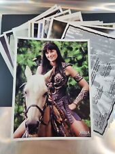 Xena Warrior Princess. (2) 10 photos 8.5×11 inch. From the fanclub 