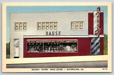 Bause's Super Drug Store Boyertown Pennsylvania Vintage Postcard picture