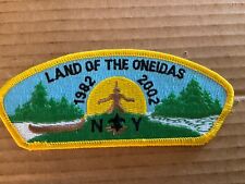 Land of the Oneidas Council CSP Yellow Border 20th Anniversary 2002 b picture
