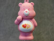 Care Bears NEW * Love A Lot Bear Clip * Blind Bag Series 1 Key Chain Monogram picture