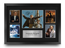 Leonardo DiCaprio Titanic A3 Framed Signed Autograph Picture Gift for Movie Fans picture