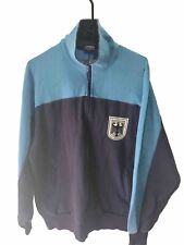 West German Army Bundeswehr Blue PT Sports Jacket Pullover Tracksuit Gym 54/48 picture