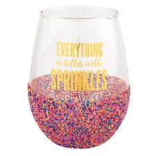 Wine Glass Everything is Better with Sprinkles Size 20 oz Pack of 6 picture