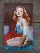 c1950's Tempest Storm Stripper Fan Club Card From Oakland, Cal. El Rey Burlesque picture