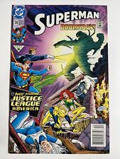 Superman 74 NEWSSTAND MEET DOOMSDAY FIRST FULL APP Mitch Anderson OUTBURST CopyC picture