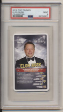 2019 Top Trumps Elon Musk ROOKIE Limited Edition Celebrities PSA 9 picture
