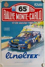 Pierre BERENGUIER 1997 RALLEY MONTE CARLO 65th Poster picture