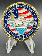 Nice USN U.S. Navy USS Dwight Eisenhower (CVN-69) Military Challenge Coin picture