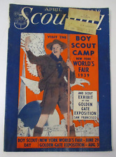 April 1939 SCOUTING Magazine, Boy Scouts at World's Fair & Golden Gate Expo etc. picture