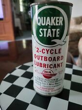 Quaker State 2 Cycle Out Board Oil  Lubricant, In A Steel Can picture