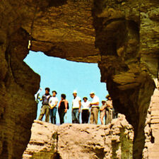 Vintage 1960s Sodom The Kemach Flour Cave Postcard Nachal Prazim Israel Judean picture