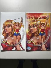 Female Force: Taylor Swift #2 Brian Miroglio C2E2 Trade and Virgin Variant Set picture