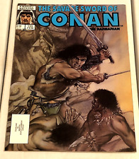 SAVAGE SWORD OF CONAN #133 (1987) HIGH-GRADE  AWESOME COVER  SHARP picture