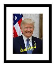 Donald Trump 8x10 Signed Photo Print Official Government Portrait MAGA picture