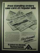 1984 Nationwide Bank Ad - Free Standing Orders picture