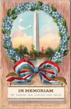 1912 DECORATION DAY Embossed Postcard 