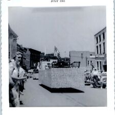 1961 Galena ILL Civil War Centennial Parade Photo Odd Fellows Allis Chalmers C55 picture