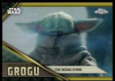 2023 Topps Chrome Star Wars THE SEEING STONE GROGU GOLD REFRACTOR 39/50 JG-13 picture