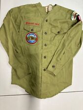 BSA vintage long sleeve collarless uniform shirt picture