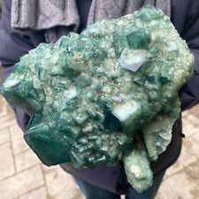 6.72LB   Natural super beautiful green fluorite crystal mineral healing specimen picture