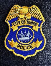 City of Tampa Florida Police Patch ~ Vintage ~ Excellent Condition picture