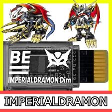 [US STOCK] BANDAI Digimon IMPERIALDRAMON Dim Card ONLY Vital Bracelet Be 3d SHIP picture