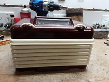 Antique Stechell Carlson Tube Radio Model 416 Rare Color Combination Cracked picture
