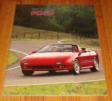 Original 1989 Mazda RX-7 Sales Brochure Catalog GTU GXL Turbo Convertible picture