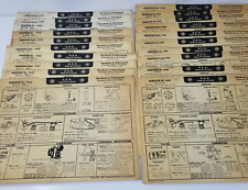 AEA Tune Up System Cards Hudson 1940s-1950s Illustrations Parts Set of 19 picture